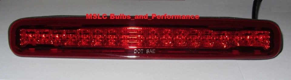v2.0 Red Lens LED Third Stop 3rd Brake Light Lamp for 2005 - 2009 Ford Mustang - Image 4 of 4