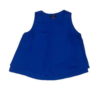 Atmosphere Women s Sleeveless Blouse Shirt Tank Top Blue Flowy Primark USA 12