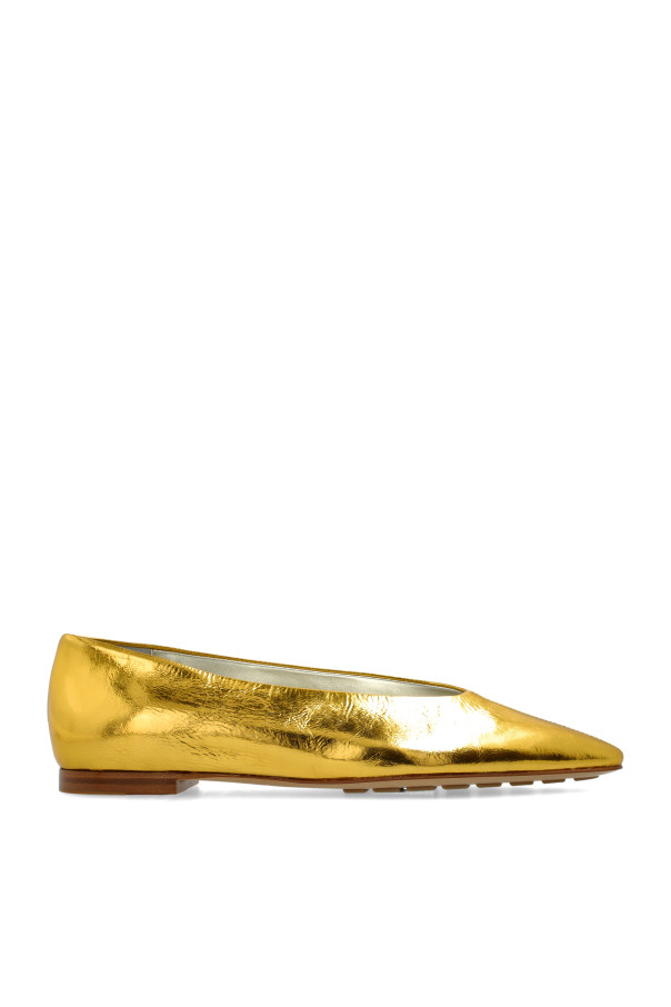 Bottega Veneta - Women - Ballerinas Sofia - Gold 247990₽