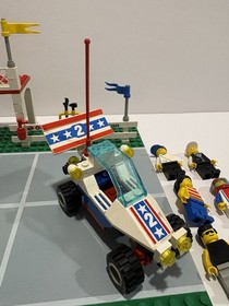 Lego 6551 Checkered Flag 500, Classic Town 1992, With Instructions