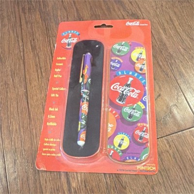 Coca-Cola Rollerball Pen Collectible Multicolor 1995 Bottle Cap Design Original