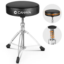 Drum Throne Height Adjustable - Drum Seat Padded for Adults and Universal Dru...