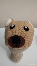 Kids or Teen handmade crochet bear hat