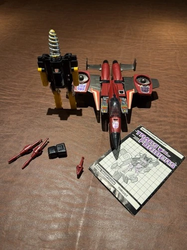 New Listing1985 Hasbro Transformers G1 Deception Thrust Jet & Powerdasher Drill