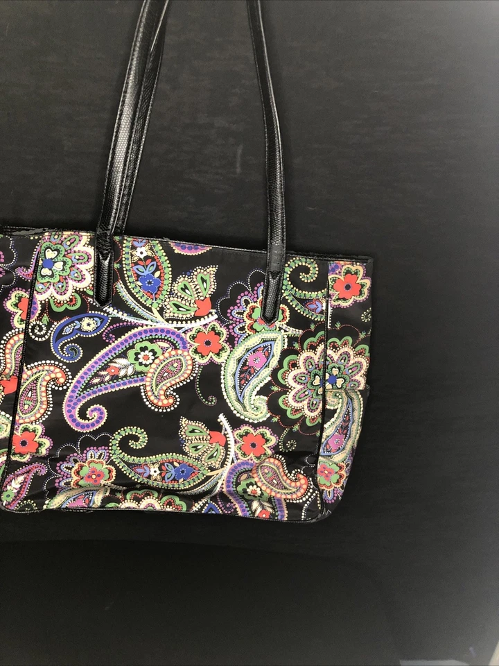 Bolso de mano Vera Bradley Paisley correas de cuero 21078-646 VBE16 3z5sddkx03984 Foto 3 de 4