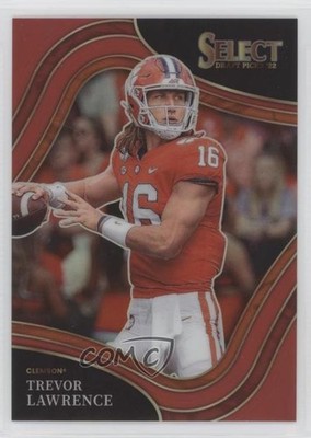 2022 Panini Select Draft Picks Field Level Red Prizm 36/149 Trevor Lawrence n0c