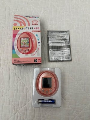 Tamagotchi 4U+ ピーチオレンジ LIGHTLY USED RARE TAMAGOTCHI 4U PLUS IN PEACHY ORANGE in ORIGINAL