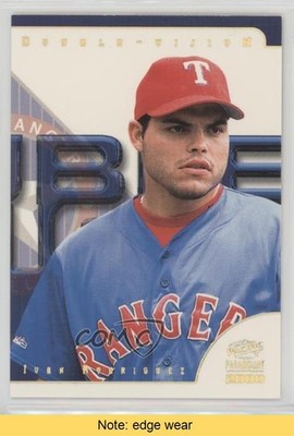 2000 Pacific Paramount Double Vision Ivan Rodriguez #36 HOF READ 0q3