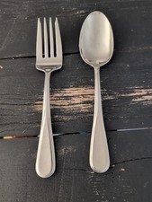 Mikasa 18/10 Stainless Steel Child Toddler Fork and Spoon Set Silverware 6 inch