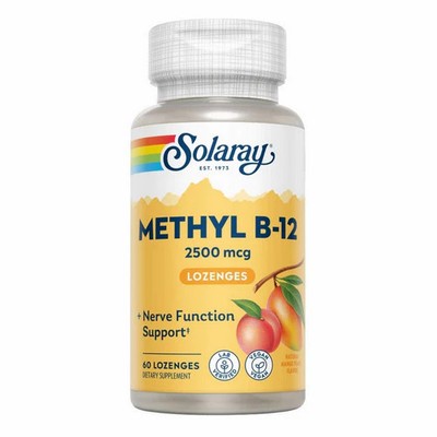 Methyl B-12 Mango Peach 60 Lozenges  by Solaray