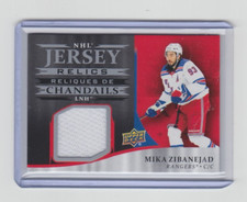 Mika Zibanejad  Jersey Relics 2025-26 Tim Hortons with redemption card