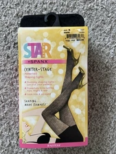 Star Power by Spanx Women's B Diamond Daze Center-Stage Patterned Shaping Tights