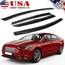 For 2013-2018 Ford Fusion JDM Mugen Style Window Visor Vent Rain Guard Deflector
