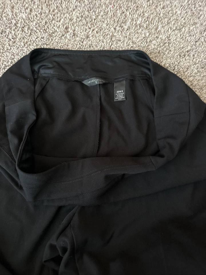 Investments Womens Plus Size 20WR (Measure 40X30.5) Black Pull-On Dress Pants - Image 4 of 4