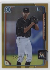 2015 Bowman Draft Chrome Gold Refractor 41/50 Justin Jacome #162 1cc7