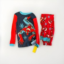 Marvel Boys Pajama Set Spider Man Long Sleeve Shirt and Pants Size 8 NWT