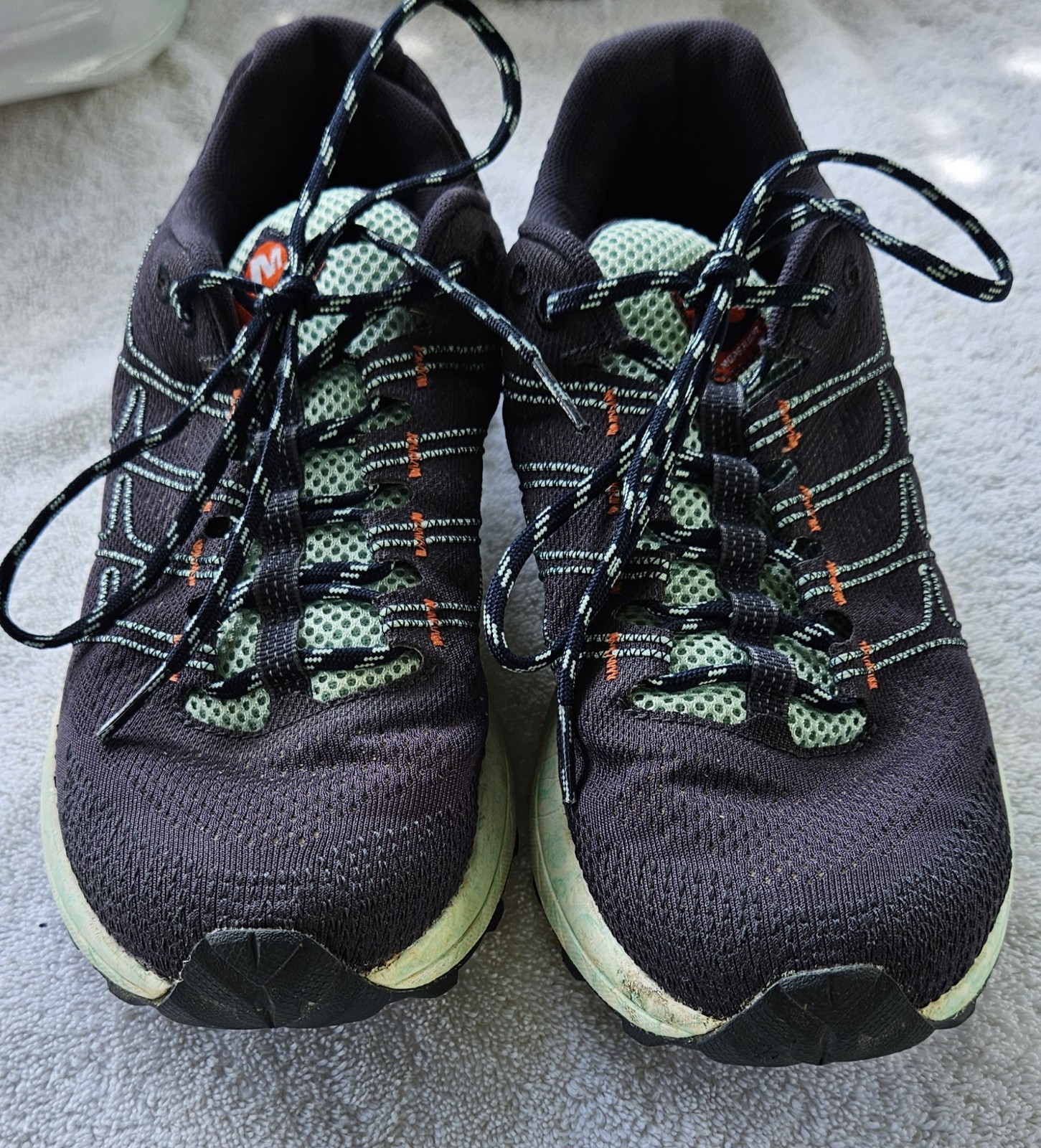 Scarpa da trekking Merrell MOAB Flight da donna taglia 9 suola Vibram galleggiante a rete professionale