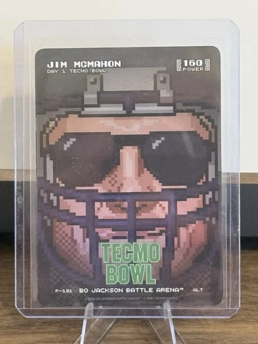 2026 Bo Jackson Battle Arena Tecmo Bowl Jim McMahon Day 1 Alt- P131-160 Power