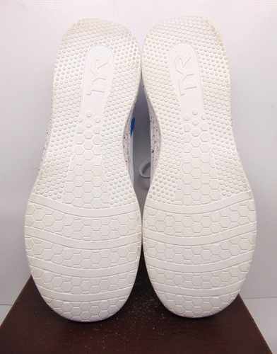 TYR Trainers CXT-1 Trainer 10.5 Men 12 Women Cross Fit Athletic Shoes White Blue - Picture 6 of 8
