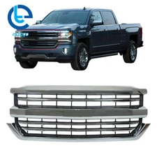 Front Bumper Grille Chrome Fit For 16-18 Chevrolet Silverado 1500 84056776