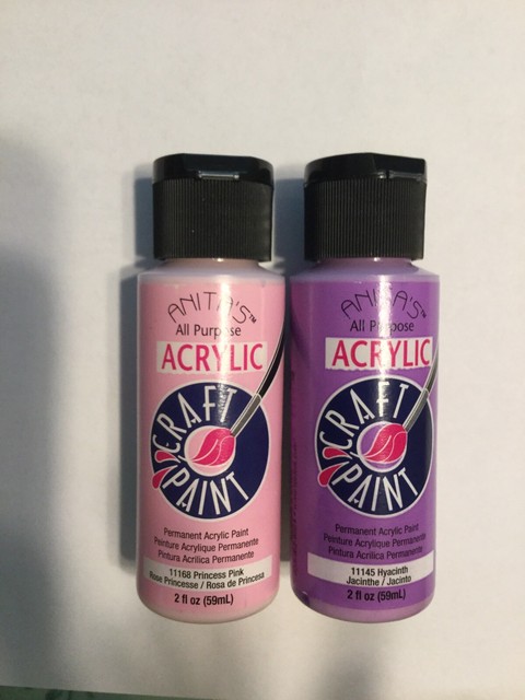 Preowned Anita S All Purpose Acrylic Craft Paint Princess Pink Hyacinth For Sale Online Ebay