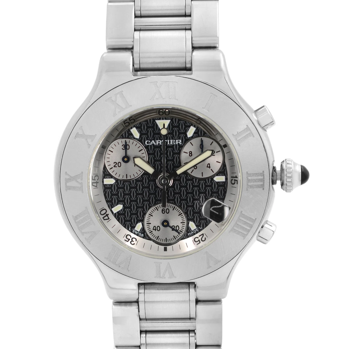 Cartier must 21 chronoscaph mens cheap watch