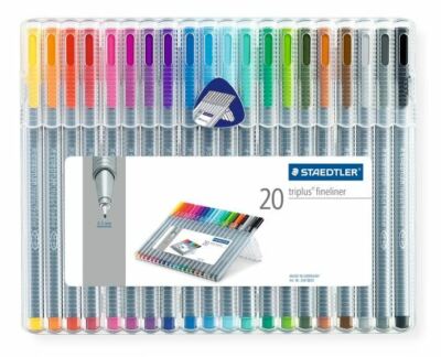 Staedtler 334 Triplus Fineliner Stifte - 0,3 mm - sortiert - 20er-Pack