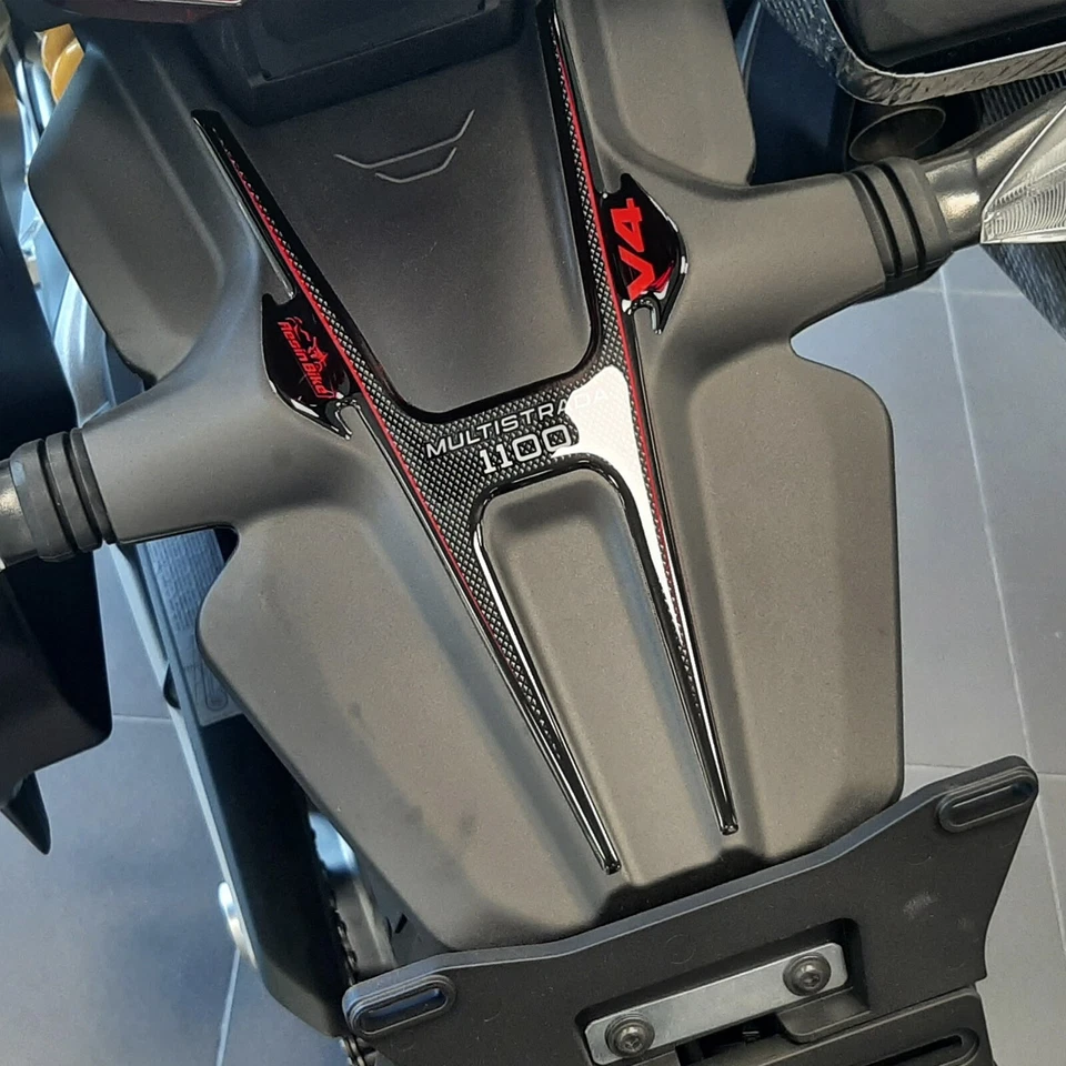 Autocollant Moto 3D compatibles avec Ducati Multistrada V4 2021-2023 Dosseret