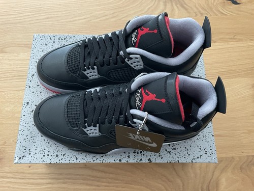 Jordan 4 Retro Bred Gr 44 / US 10 - Bild 2 von 5
