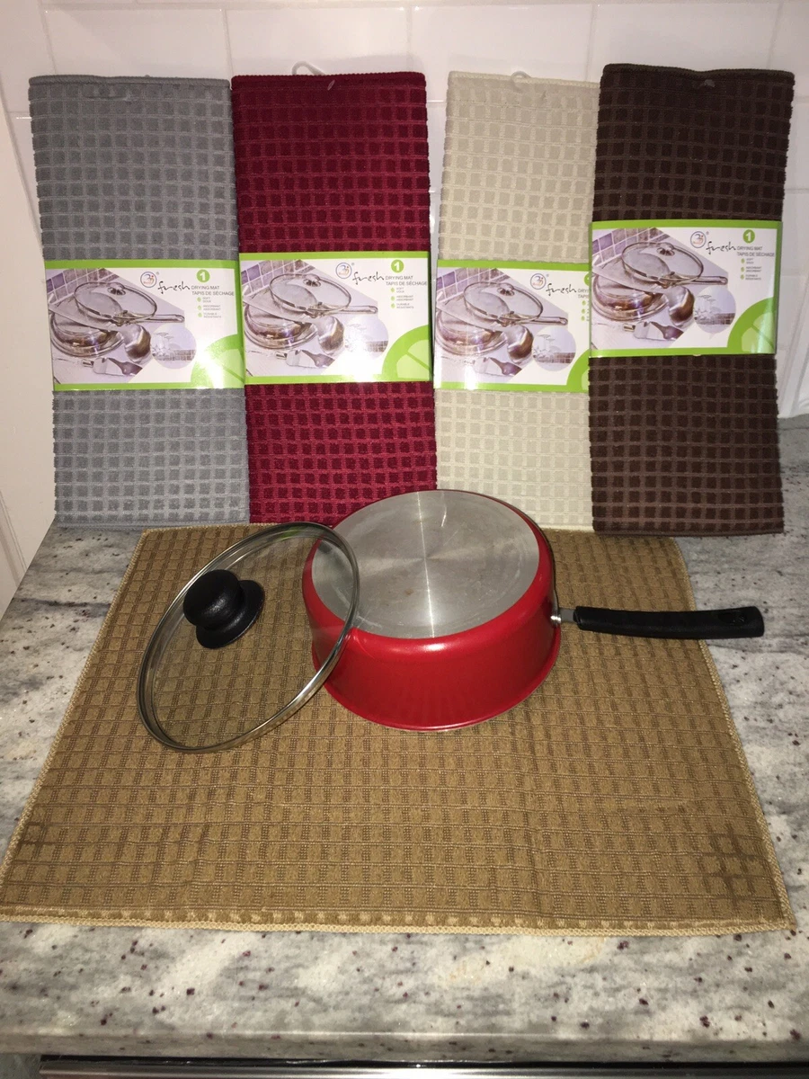 Dish Drying Mats Kitchen, Super Absorbent Dish Mat