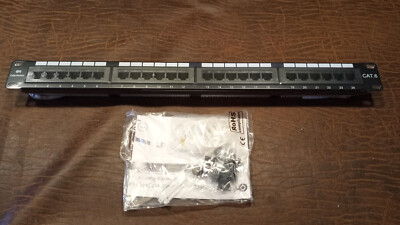 CABLE MATTERS 24-PORT CAT6 PATCH PANEL 1U 19'' RACK-MOUNT