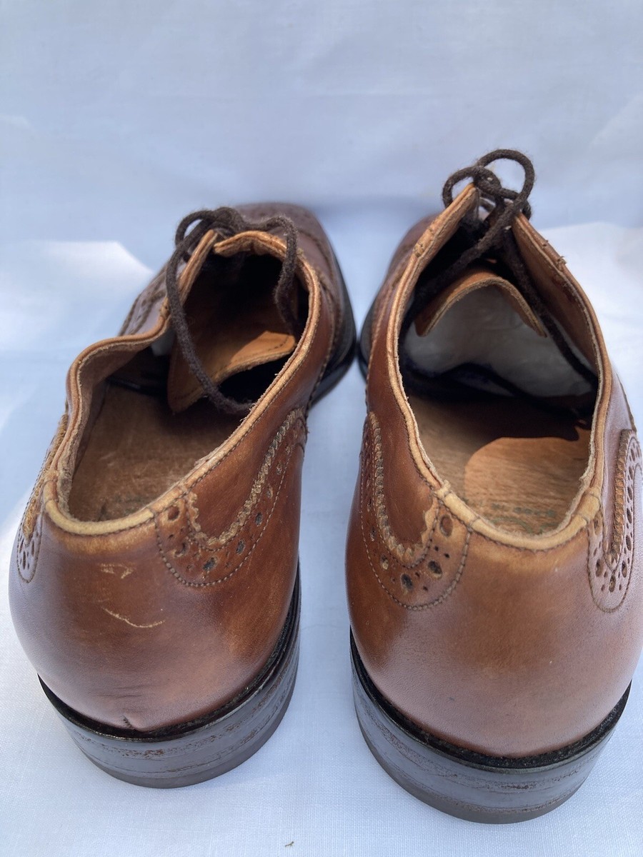Joan & David Cream Leather Men’s Wingtip Derby Oxfords Men main image 4