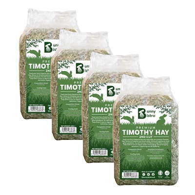 Bunny Bistro Premium Super Soft Timothy Hay 4kg | Rabbit & Guinea Pig Food