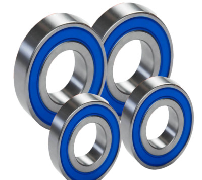 QTY-4 ,6004 2RS PREMIUM BALL BEARINGS ABEC3- ZSKL