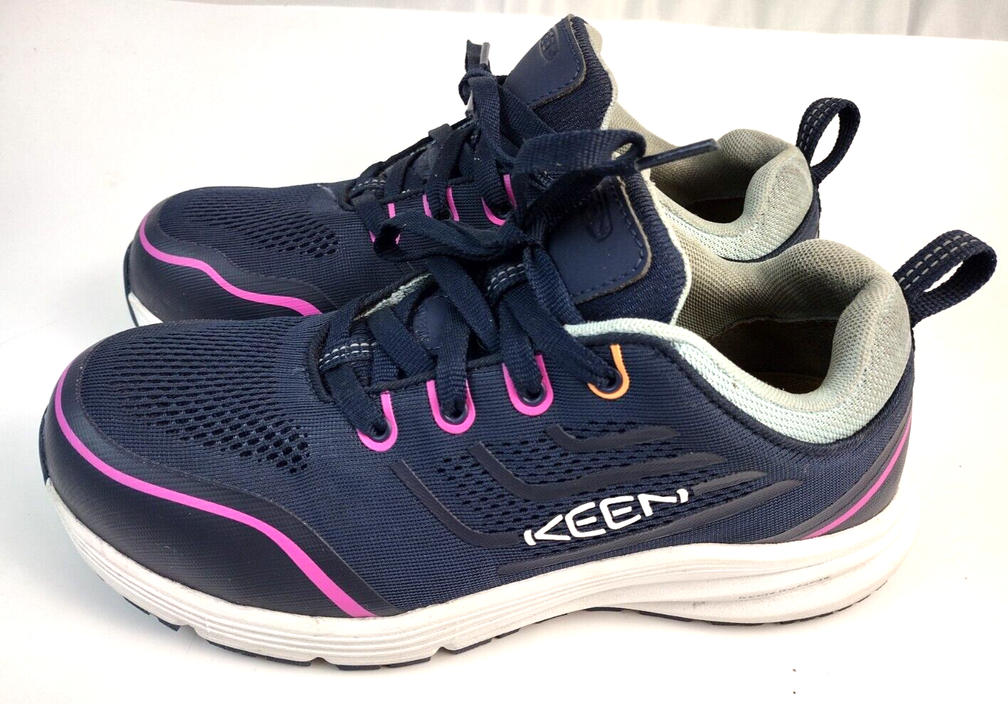 Sneaker KEEN donna 8 larghe blu navy Minneapolis scarpe di sicurezza punta