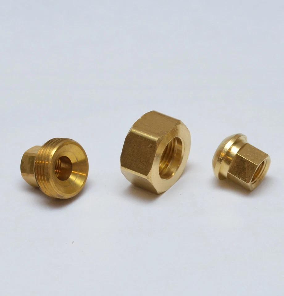 1/8 Npt 3 Piece Pipe Coupling Union Brass Fitting Female Air Water Oil Gas 104-A - Image 4 of 4