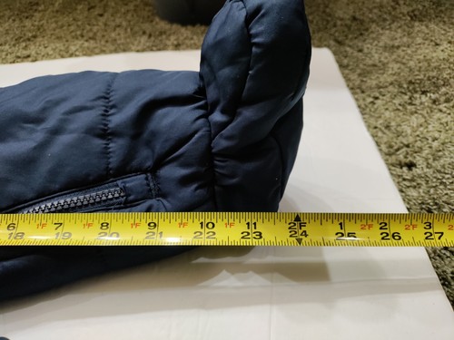 Traje de nieve para bebé azul marino FADED GLORY de 6-9 M con patas con capucha y manos plegables - Imagen 6 de 12