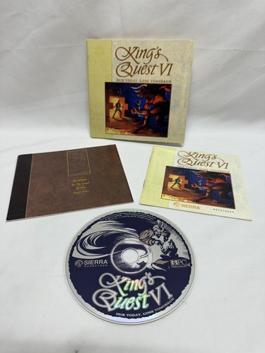 King's Quest VI: Heir Today, Gone Tomorrow (PC, 1993) CD-ROM w/ Guidebook - Picture 5 of 5