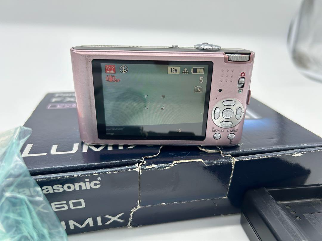 Panasonic LUMIX FX DMC-FX60 Pink Compact Digital Camera with