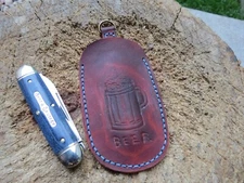 GEC #35 beer and sausage custom pocket slip sheath