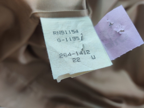 Vintage Amanda Lee Kashmiracle Beige Lapel Dress Trench Coat Womans 22 + Scarf - Picture 8 of 20