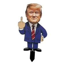 Trump Yard Sign 2024 President Trump Middle Finger Yard Sign Funny Lawn Signs