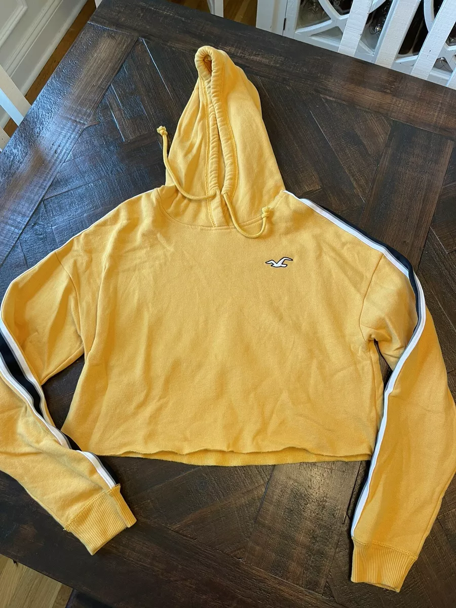 Hollister yellow sweatshirt sales