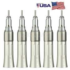 5PCS NSK Style Dental Straight Nose Cone 1:1 Slow Low Speed Handpiece YXZ co.