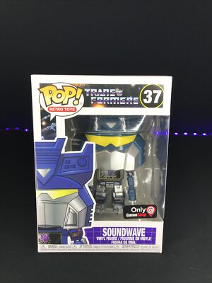 Funko POP! Retro Toys: Exclusive Transformers Soundwave Vinyl Figure #37 NEW