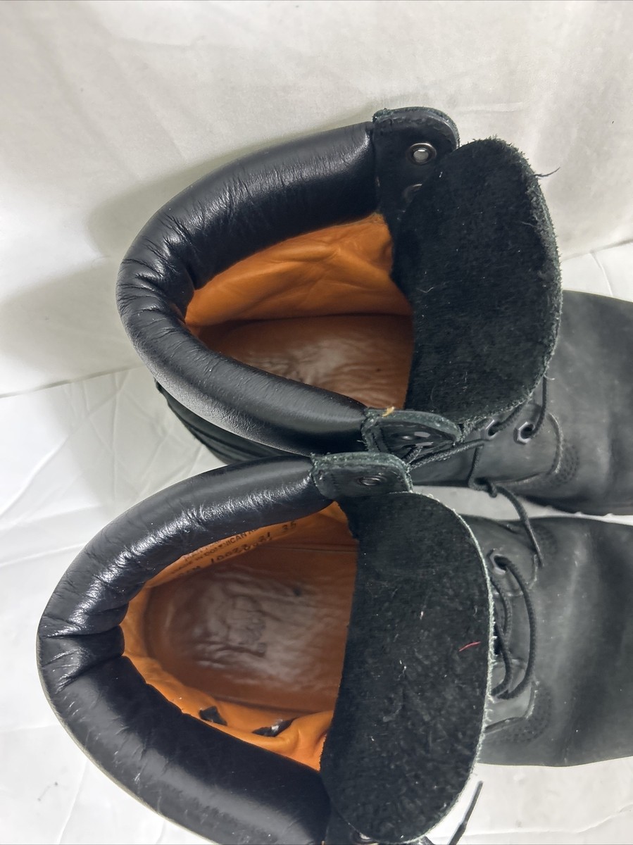 Timberland Leather 10073 Men Size 10.5 M Black Premium Timberland Leather 10073 Men Size 10.5 M Black Premium