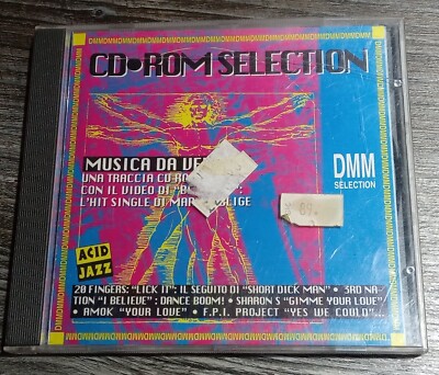 CD-Rom Selection - Dance Eletronica (Italy 1995 DMM 933)  NM Musica Da Vedere!