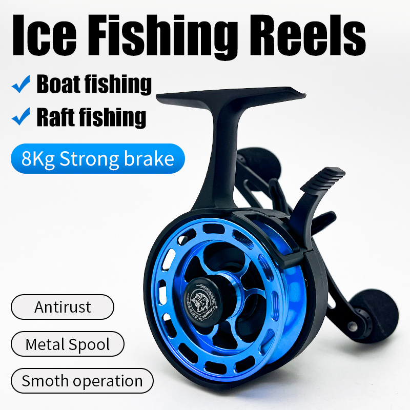 wildwolf ice fishing reel,metal spool | eBay