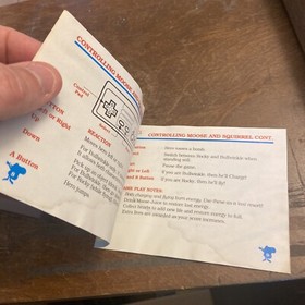 The Adventures of Rocky & Bullwinkle w/Manual NES Nintendo