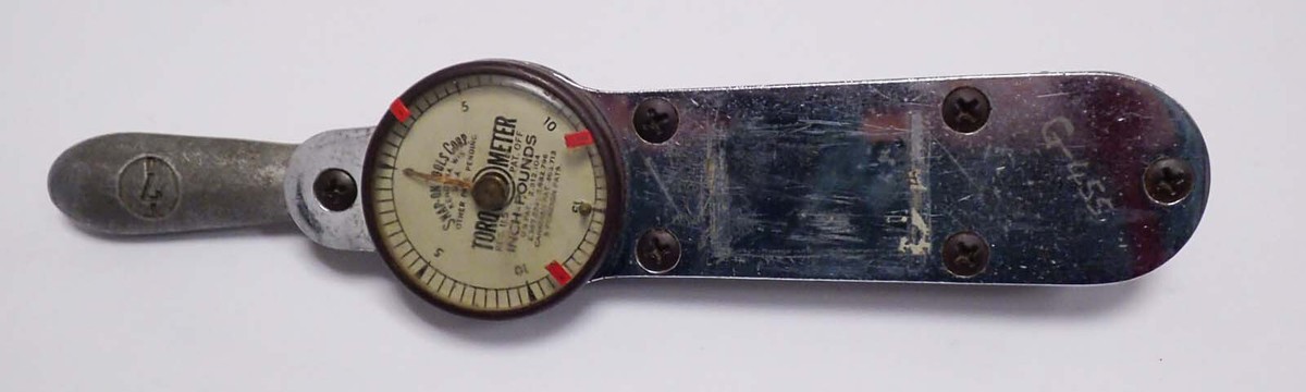 スナップオン　トルクメーターヴィンテージ SNAP-ON TORQOMETER TQ-1 INCH -POUNDS 1/4
